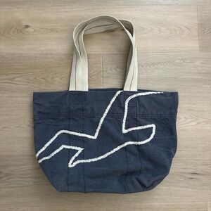Y2K Navy Hollister Tote Back